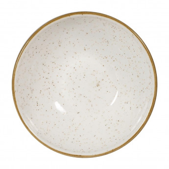 Churchill Stonecast Shallow Bowls Barley White 9oz 130mm (Pack of 12) - Click to Enlarge