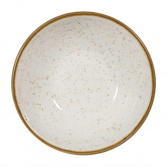 Churchill Stonecast Shallow Bowls Barley White 7oz 116mm (Pack of 12) - Click to Enlarge