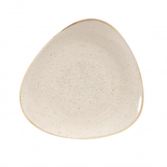 Churchill Stonecast Triangular Plates Nutmeg Cream 265mm (Pack of 12) - Click to Enlarge