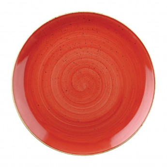 Churchill Stonecast Coupe Bowls Berry Red 182mm (Pack of 12) - Click to Enlarge