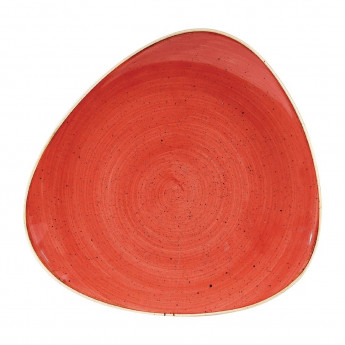 Churchill Stonecast Triangular Plates Berry Red 265mm (Pack of 12) - Click to Enlarge