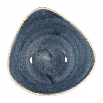 Churchill Stonecast Triangular Bowls Blueberry 185mm (Pack of 12) - Click to Enlarge