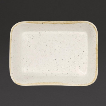 Churchill Stonecast Deep Rectangular Dishes Barley White 160mm (Pack of 12) - Click to Enlarge