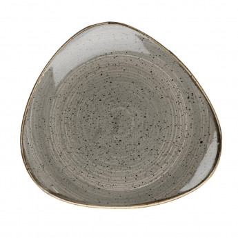 Churchill Stonecast Triangle Plate Peppercorn Grey 305mm (Pack of 6) - Click to Enlarge