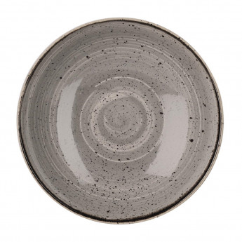 Churchill Stonecast Round Coupe Bowl Peppercorn Grey 184mm (Pack of 12) - Click to Enlarge