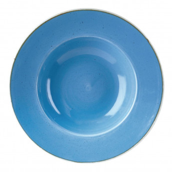 Churchill Stonecast Round Wide Rim Bowl Cornflower Blue 277mm (Pack of 12) - Click to Enlarge