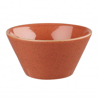 Churchill Stonecast Round Bowl Spiced Orange 295mm (Pack of 12) - Click to Enlarge
