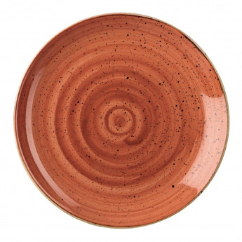 Churchill Stonecast Round Coupe Plate Spiced Orange 165mm (Pack of 12) - Click to Enlarge