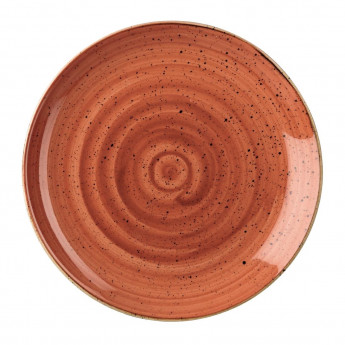 Churchill Stonecast Round Coupe Plate Spiced Orange 200mm (Pack of 12) - Click to Enlarge