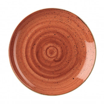 Churchill Stonecast Round Coupe Plate Spiced Orange 295mm (Pack of 12) - Click to Enlarge