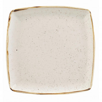 Churchill Stonecast Deep Square Plate Barley White 260mm (Pack of 6) - Click to Enlarge