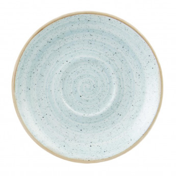 Churchill Stonecast Round Cappuccino Saucers Duck Egg Blue 185mm (Pack of 12) - Click to Enlarge