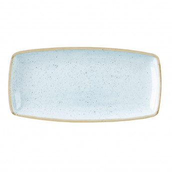 Churchill Stonecast Rectangular Plate Duck Egg Blue 250mm (Pack of 12) - Click to Enlarge