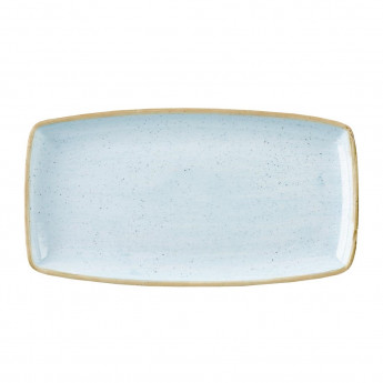 Churchill Stonecast Rectangular Plate Duck Egg Blue 210mm (Pack of 6) - Click to Enlarge