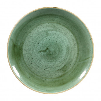 Churchill Stonecast Round Coupe Plates Samphire Green 260mm (Pack of 12) - Click to Enlarge