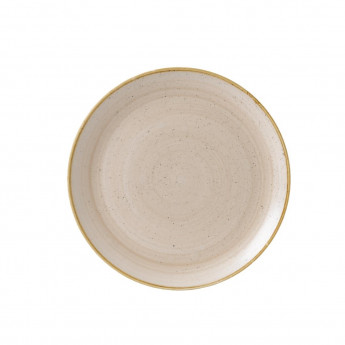 Churchill Stonecast Round Coupe Plate Nutmeg Cream 324mm (Pack of 6) - Click to Enlarge
