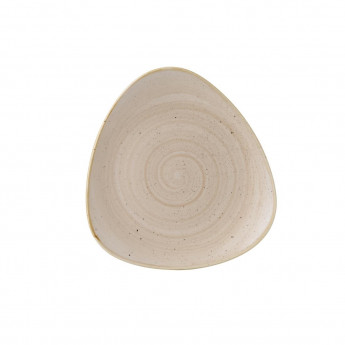 Churchill Stonecast Triangle Plate Nutmeg Cream 229mm (Pack of 12) - Click to Enlarge