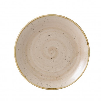 Churchill Stonecast Coupe Plate Nutmeg Cream 165mm (Pack of 12) - Click to Enlarge