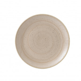 Churchill Stonecast Coupe Plate Nutmeg Cream 260mm (Pack of 12) - Click to Enlarge