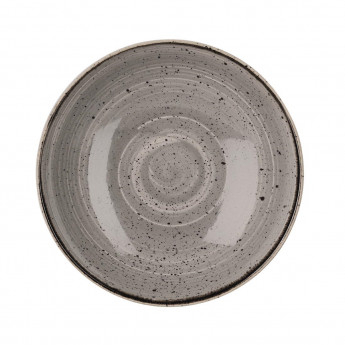 Churchill Stonecast Round Coupe Bowl Peppercorn Grey 220mm (Pack of 12) - Click to Enlarge