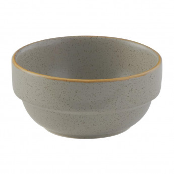 Churchill Stonecast Profile Stacking Bowl Grey 358ml (Pack of 6) - Click to Enlarge