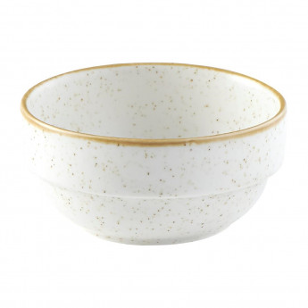 Churchill Stonecast Profile Stacking Bowl Barley White 358ml (Pack of 6) - Click to Enlarge