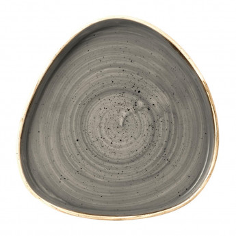 Churchill Stonecast Grey Triangle Walled Chefs Plate 200mm (Pack of 6) - Click to Enlarge