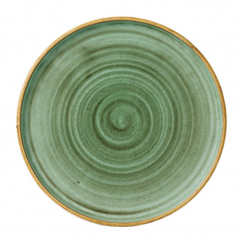 Stonecast Samphire Green Walled Plate 10 1/4 " (Box 6) - Click to Enlarge