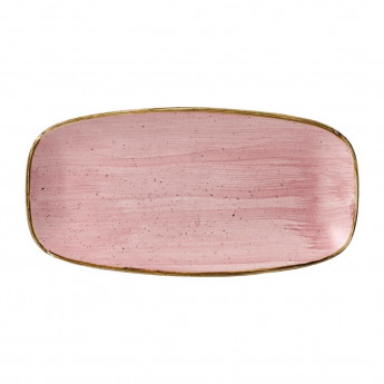 Stonecast Petal Pink Chefs' Oblong Plate No. 3 11 3/4 x 6 " (Pack of 12) - Click to Enlarge