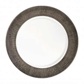 Churchill Bamboo Spinwash Footed Plates Dusk 234mm (Pack of 12) - Click to Enlarge