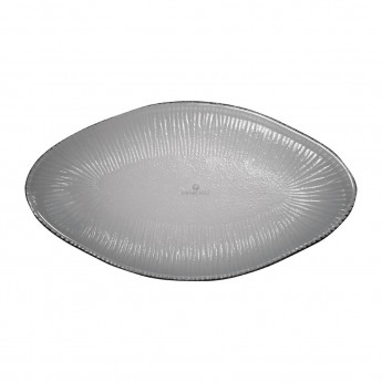 Churchill Bamboo Organic Oval Glass Platter Dusk 295 x 162mm (Pack of 6) - Click to Enlarge