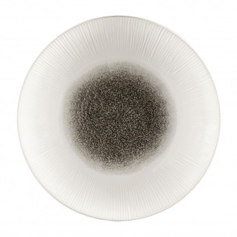 Churchill Bamboo Centre Print Deep Coupe Plates Quartz Black 281mm (Pack of 12) - Click to Enlarge