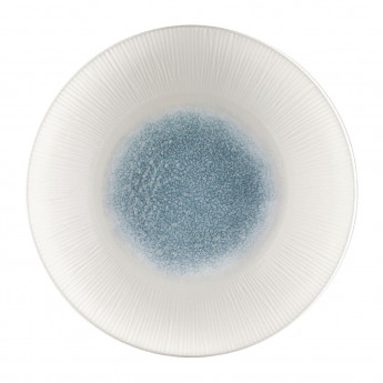Churchill Bamboo Centre Print Deep Coupe Plates Topaz Blue 255mm (Pack of 12) - Click to Enlarge
