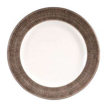 Churchill Bamboo Footed Plates Dusk 276mm (Pack of 12) - Click to Enlarge