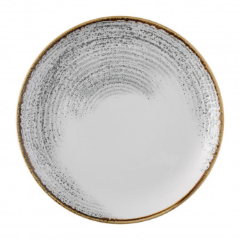 Churchill Studio Prints Homespun Accents Jasper Evolve Coupe Plate Grey 286mm (Pack of 12) - Click to Enlarge