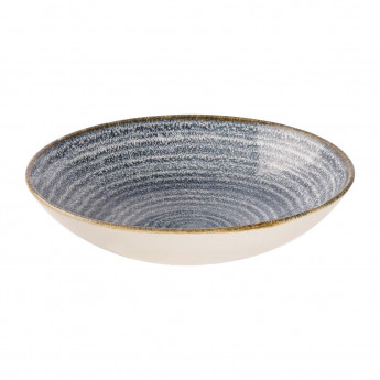 Churchill Studio Prints Homespun Coupe Bowls Slate Blue 182mm (Pack of 12) - Click to Enlarge