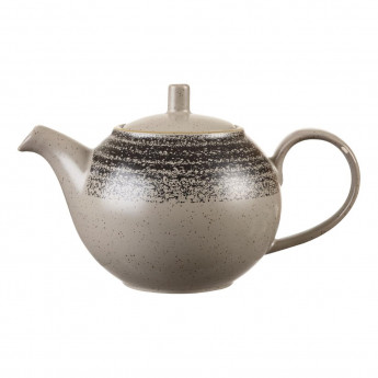 Churchill Studio Prints Homespun Charcoal Black Teapot 426ml (Pack of 4) - Click to Enlarge
