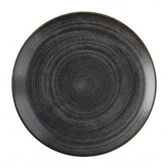 Churchill Stonecast Raw Evolve Coupe Plate Black 260mm (Pack of 12) - Click to Enlarge