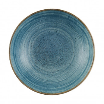 Churchill Stonecast Raw Coupe Bowls Teal 184mm (Pack of 12) - Click to Enlarge
