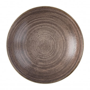 Churchill Stonecast Raw Coupe Bowl Brown 184mm (Pack of 12) - Click to Enlarge