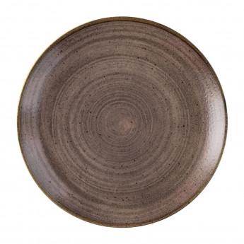 Churchill Stonecast Raw Evolve Coupe Plate Brown 219mm (Pack of 12) - Click to Enlarge