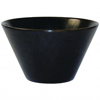 Churchill Bit on the Side Black Zest Bowls 129mm (Pack of 6) - Click to Enlarge