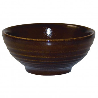 Churchill Bit on the Side Brown Ripple Snack Bowls 102mm (Pack of 12) - Click to Enlarge