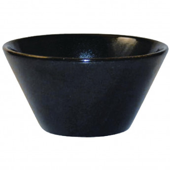 Churchill Bit on the Side Black Zest Snack Bowls 121mm (Pack of 12) - Click to Enlarge