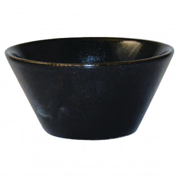 Churchill Bit on the Side Black Zest Snack Bowls 116mm (Pack of 12) - Click to Enlarge