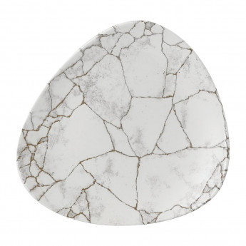 Churchill Studio Prints Kintsugi Agate Grey Lotus Plate 228mm (Pack of 12) - Click to Enlarge