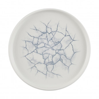 Churchill Studio Prints Kintsugi Pearl Walled Plates Grey 220mm (Pack of 6) - Click to Enlarge
