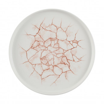 Churchill Studio Prints Kintsugi Walled Plates Coral 260mm (Pack of 6) - Click to Enlarge
