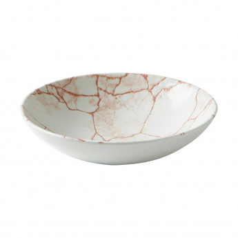 Churchill Studio Prints Kintsugi Evolve Coupe Bowls Coral 184mm (Pack of 12) - Click to Enlarge