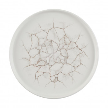 Churchill Studio Prints Kintsugi Agate Walled Plates Grey 260mm (Pack of 6) - Click to Enlarge